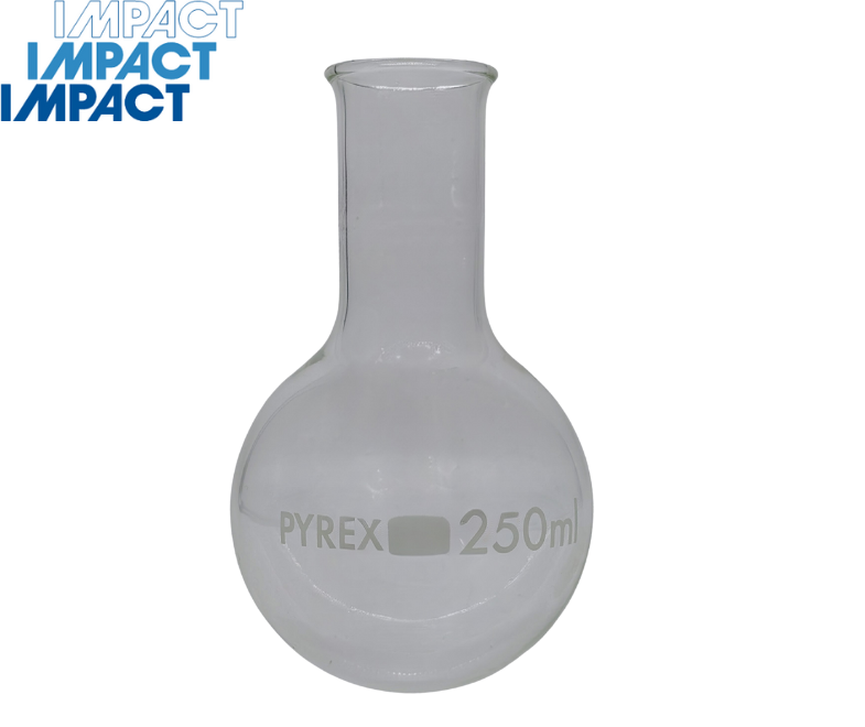 Round Bottom Extraction Flask, Glass 250ml capacity